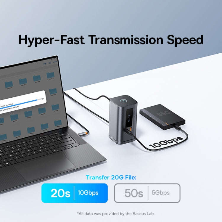 Baseus Spacemate Series 11 in 1 Working Station Multifunctional USB-C / Type-C HUB Adapter(Space ...