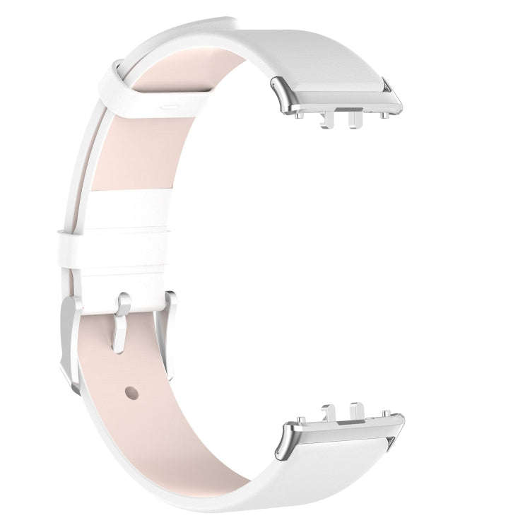 For Samsung Galaxy Fit 3 PU Leather Watch Band(White)