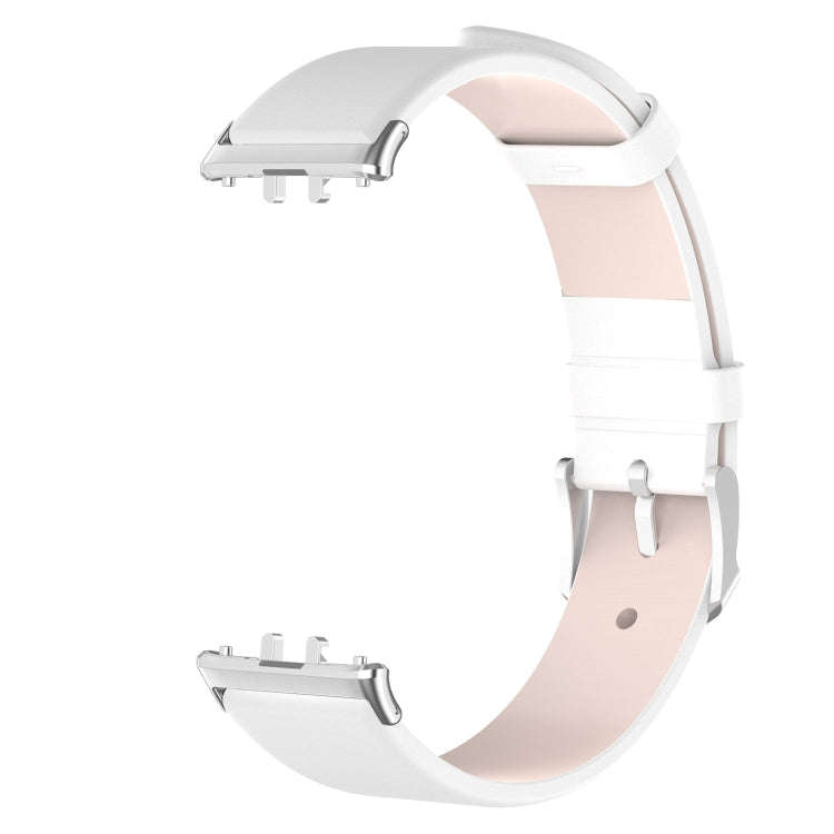For Samsung Galaxy Fit 3 PU Leather Watch Band(White)