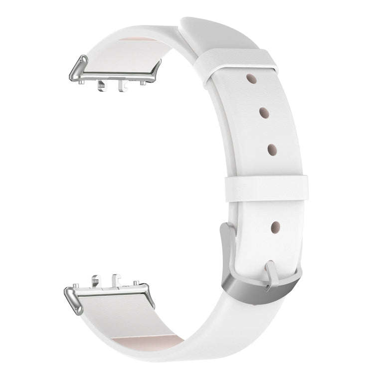 For Samsung Galaxy Fit 3 PU Leather Watch Band(White)