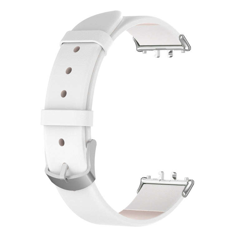 For Samsung Galaxy Fit 3 PU Leather Watch Band(White)