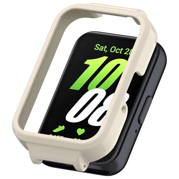 For Samsung Galaxy Fit 3 12mm Half Coverage Hollowed PC Watch Protective Case(Starlight)