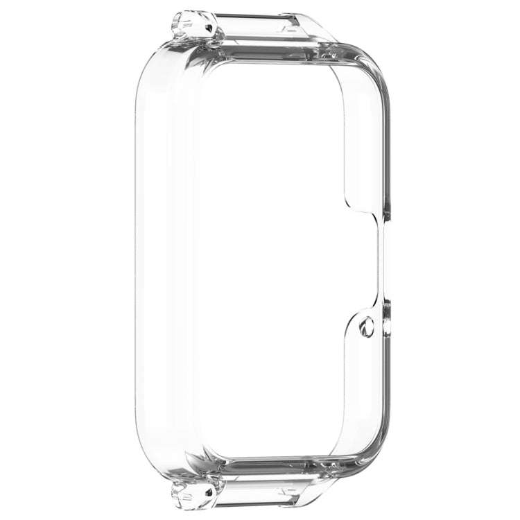 For Samsung Galaxy Fit 3 12mm Half Coverage Hollowed PC Watch Protective Case(Transparent White)