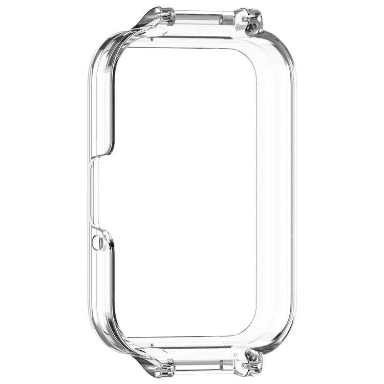 For Samsung Galaxy Fit 3 12mm Half Coverage Hollowed PC Watch Protective Case(Transparent White)