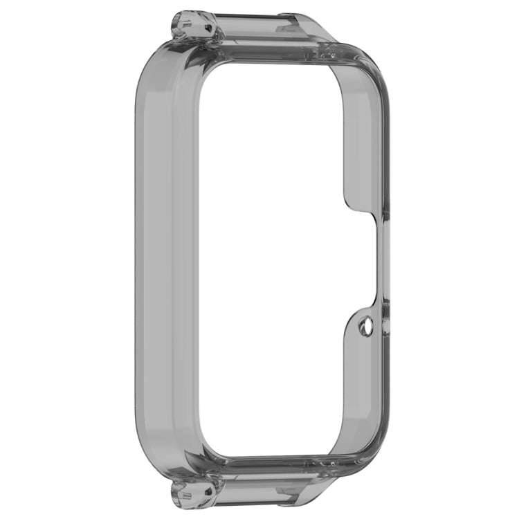 For Samsung Galaxy Fit 3 12mm Half Coverage Hollowed PC Watch Protective Case(Transparent Black)
