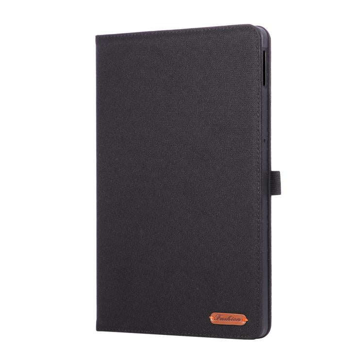 For OPPO Pad SE 11 2025 Fabric Texture Horizontal Flip Leather Tablet Case(Black)