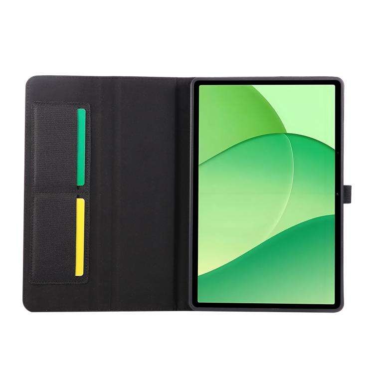 For OPPO Pad SE 11 2025 Fabric Texture Horizontal Flip Leather Tablet Case(Black)