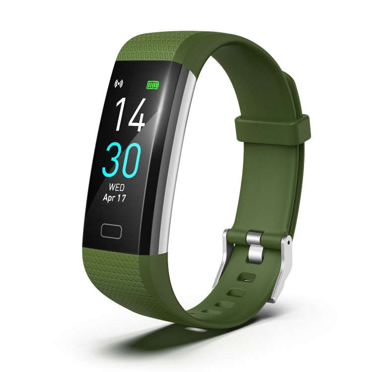 S5-4 Smart Bracelet IP68 Waterproof Heart Rate Sport Fitness Tracker Smart Watch(Army Green)