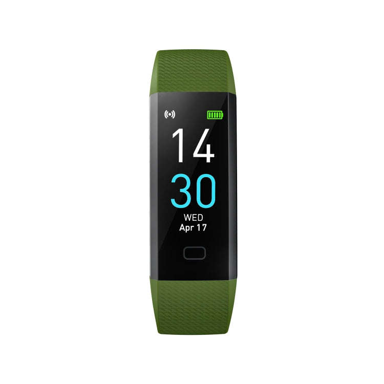 S5-4 Smart Bracelet IP68 Waterproof Heart Rate Sport Fitness Tracker Smart Watch(Army Green)