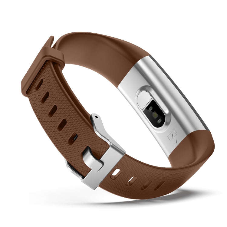 S5-4 Smart Bracelet IP68 Waterproof Heart Rate Sport Fitness Tracker Smart Watch(Brown)