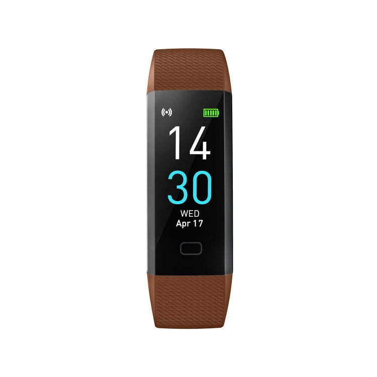 S5-4 Smart Bracelet IP68 Waterproof Heart Rate Sport Fitness Tracker Smart Watch(Brown)
