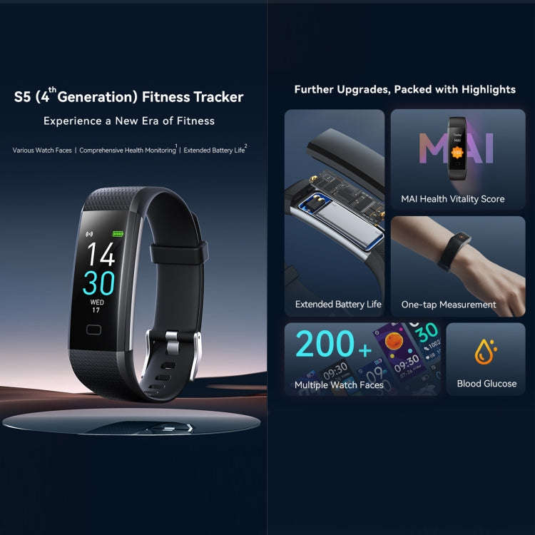 S5-4 Smart Bracelet IP68 Waterproof Heart Rate Sport Fitness Tracker Smart Watch(Army Green)