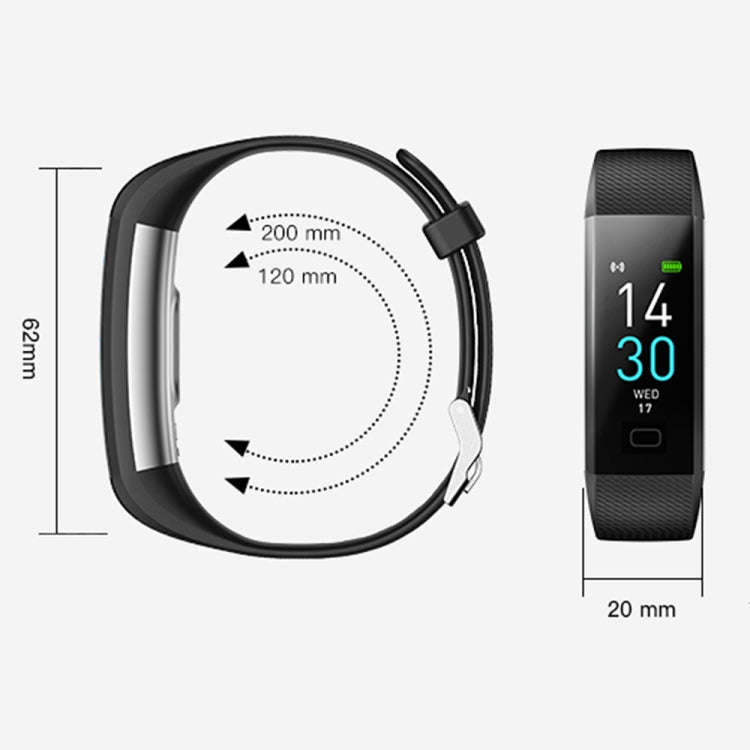 S5-4 Smart Bracelet IP68 Waterproof Heart Rate Sport Fitness Tracker Smart Watch(White)