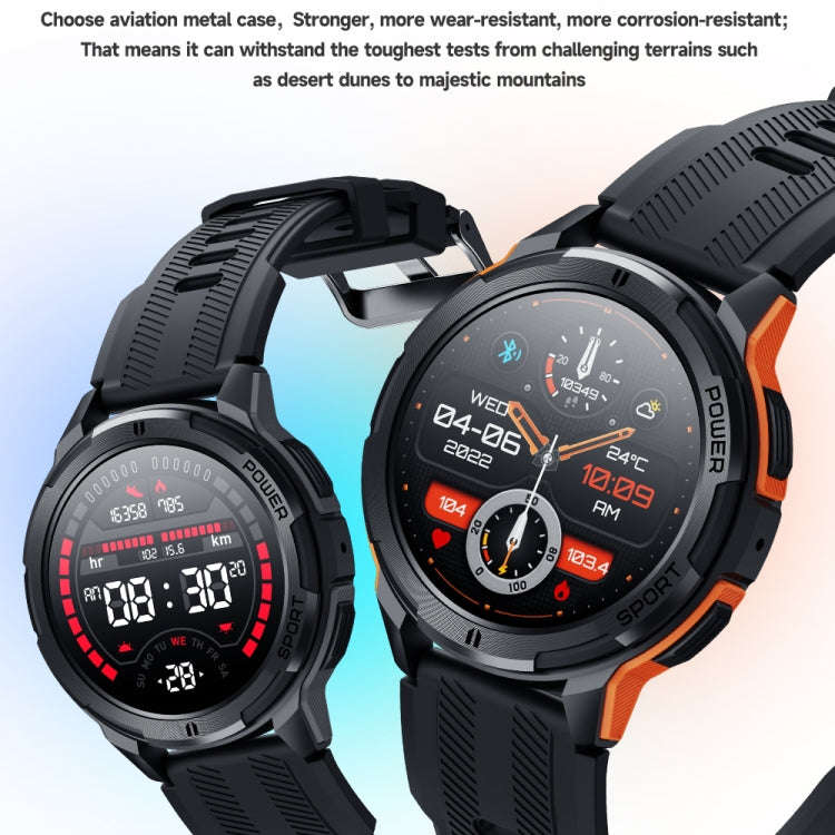 LEMFO C25 1.43 inch HD Round Screen Outdoor Smart Watch Supports Blood Oxygen Detection/Sedentary...
