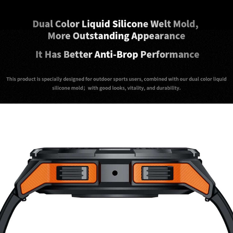 LEMFO C25 1.43 inch HD Round Screen Outdoor Smart Watch Supports Blood Oxygen Detection/Sedentary...
