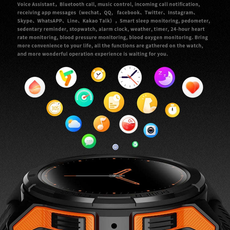 LEMFO C25 1.43 inch HD Round Screen Outdoor Smart Watch Supports Blood Oxygen Detection/Sedentary...