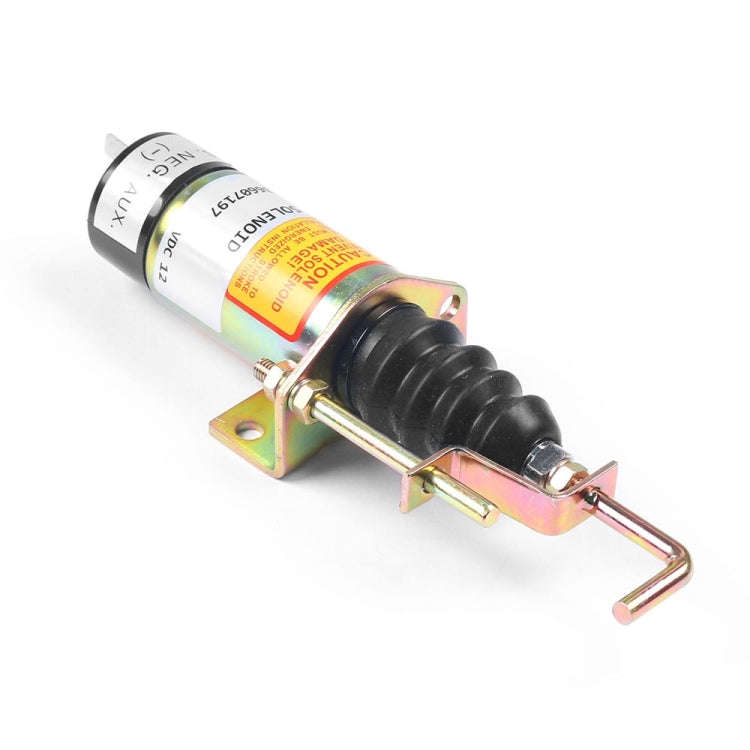 Lister Petter 24V Engine Flameout Solenoid Valve with Magnetic 366-07198(Black)