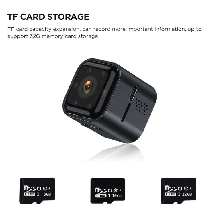 AS03 Outdoor HD Mini Infrared Night Vision Smart Camera(Black)
