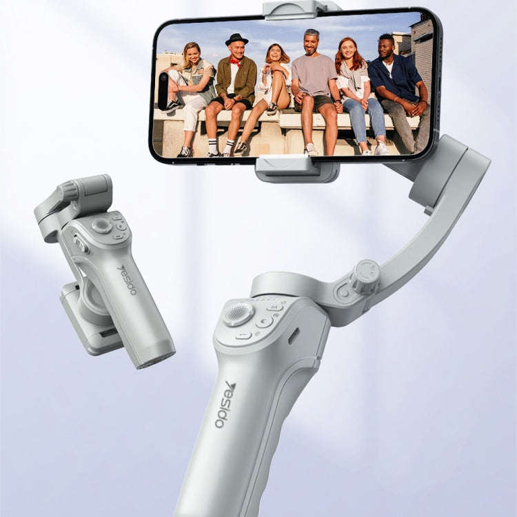 Yesido SF18 Phone Stabilizer Three-Axis Anti-Shake Handheld Gimbal(White)