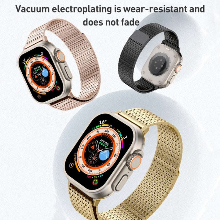 For Apple Watch Series 9 41mm Milanese Loop Magnetic Clasp Stainless Steel Watch Band(Silver)