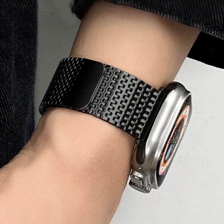 For Apple Watch Series 6 40mm Milanese Loop Magnetic Clasp Stainless Steel Watch Band(Silver)