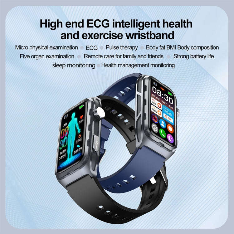 TK79 1.47 inch IP68 Waterproof Smart Watch, Support ECG / Blood Glucose / Blood Oxygen Monitoring...
