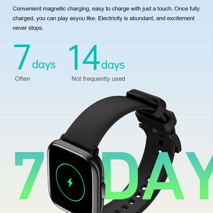HD12 1.75 inch IP68 Waterproof Smart Watch, Support Blood Oxygen Monitoring(Black)