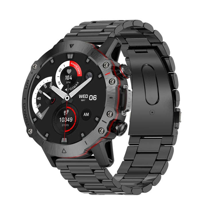 LEMFO ELF3 1.39 inch TFT Round Screen Outdoor Steel Strap Smart Watch Supports Blood Oxygen Monit...