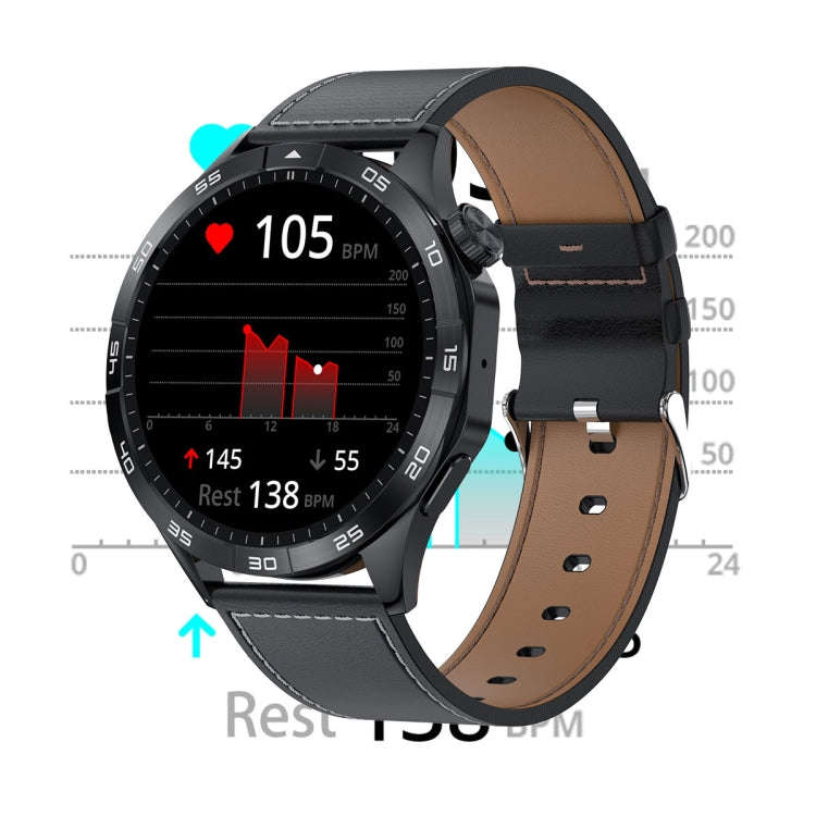 LEMFO HK4 1.43 inch AMOLED Round Screen Smart Watch Supports Bluetooth Calls(Green)
