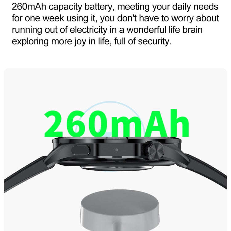 LEMFO HK4 1.43 inch AMOLED Round Screen Smart Watch Supports Bluetooth Calls(Green)