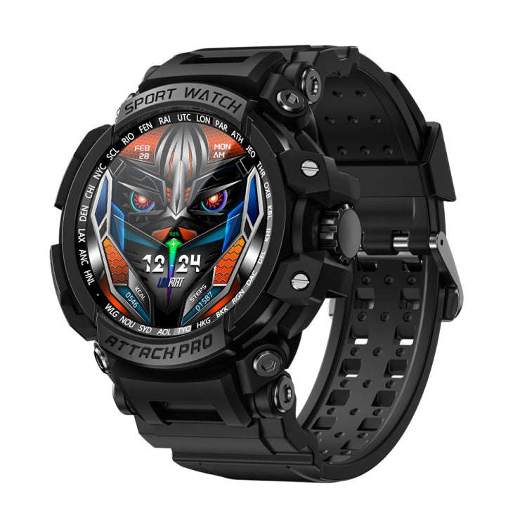 LOKMAT ATTACK Pro 1.32 inch BT5.1 Smart Sport Watch, Support Bluetooth Call / Sleep / Blood Oxyge...