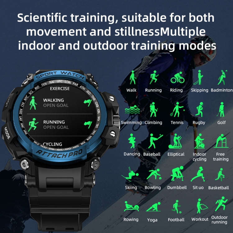 LOKMAT ATTACK Pro 1.32 inch BT5.1 Smart Sport Watch, Support Bluetooth Call / Sleep / Blood Oxyge...