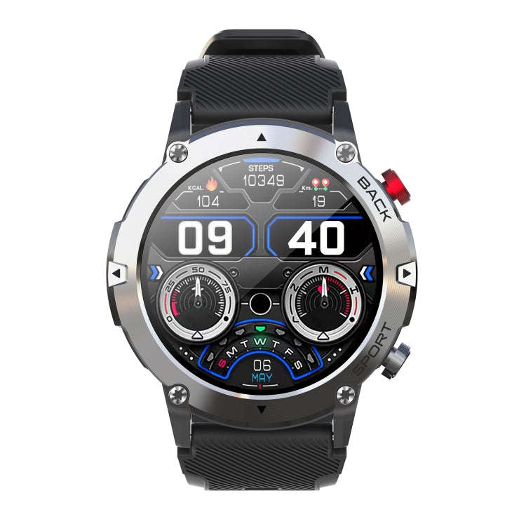 LEMFO LF26MAX 1.32 inch HD Round Screen Smart Watch Supports Bluetooth Calls(Silver)