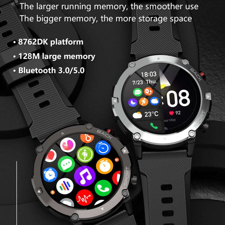 LEMFO LF26MAX 1.32 inch HD Round Screen Smart Watch Supports Bluetooth Calls(Silver)