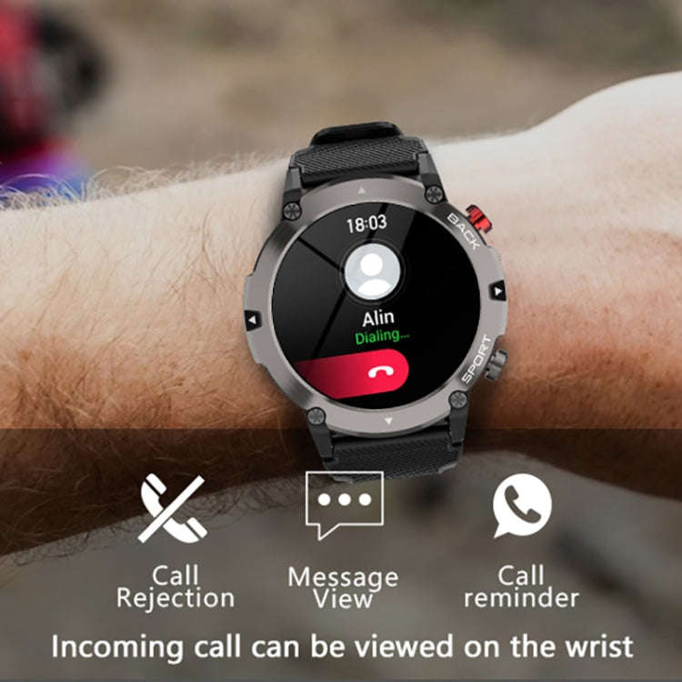 LEMFO LF26MAX 1.32 inch HD Round Screen Smart Watch Supports Bluetooth Calls(Silver)