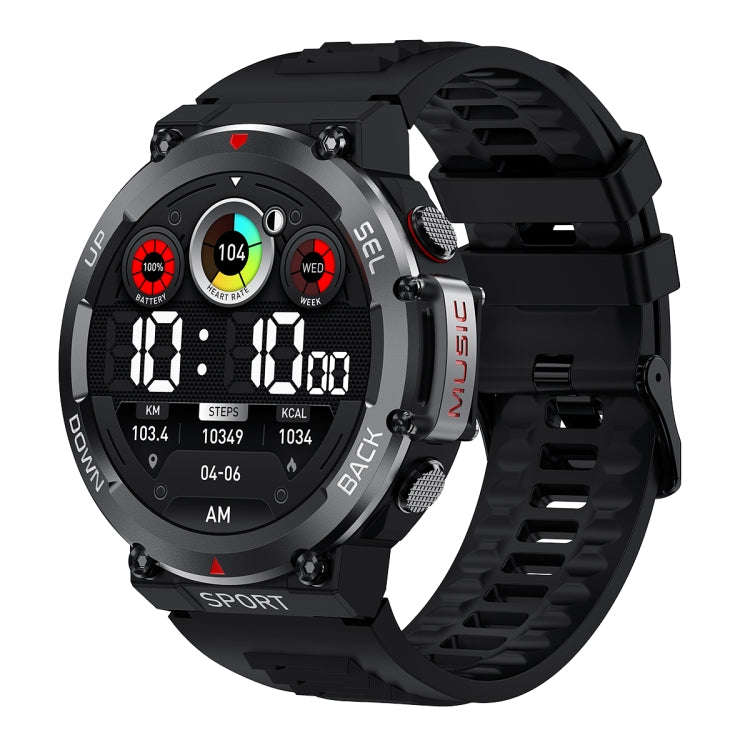 LEMFO LF33 1.39 inch TFT Round Screen Smart Watch Supports Bluetooth Calls(Black)
