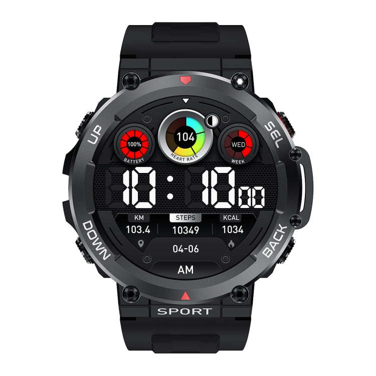 LEMFO LF33 1.39 inch TFT Round Screen Smart Watch Supports Bluetooth Calls(Black)