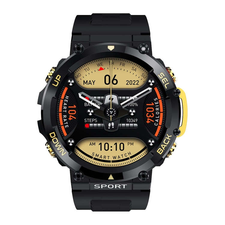 LEMFO LF33 1.39 inch TFT Round Screen Smart Watch Supports Bluetooth Calls(Gold)