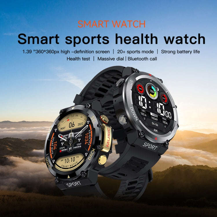 LEMFO LF33 1.39 inch TFT Round Screen Smart Watch Supports Bluetooth Calls(Gold)