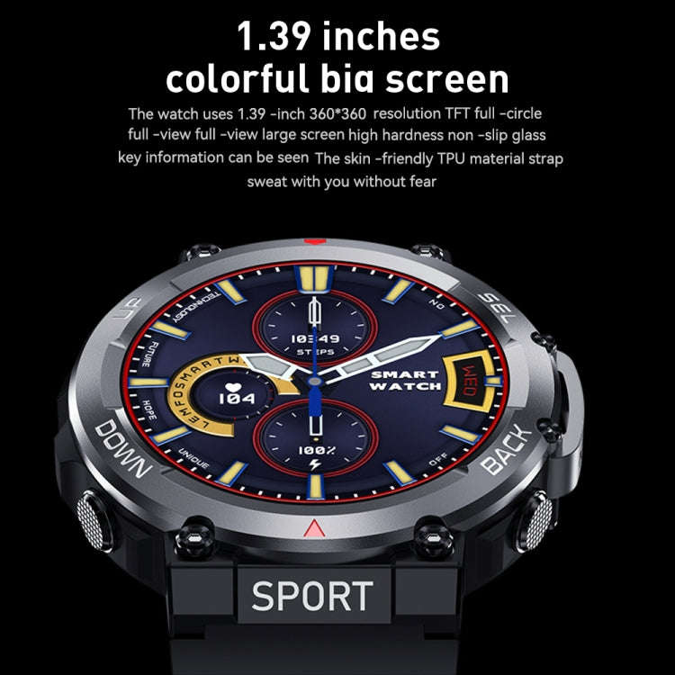 LEMFO LF33 1.39 inch TFT Round Screen Smart Watch Supports Bluetooth Calls(Gold)