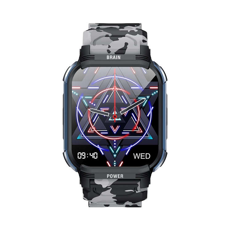 LEMFO LT08 1.85 inch TFT Screen Smart Watch Supports Bluetooth Calls(Blue Black)