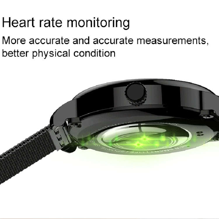 LEMFO LF35 1.43 inch AMOLED Round Screen Steel Strap Smart Watch Supports Blood Oxygen Detection(...
