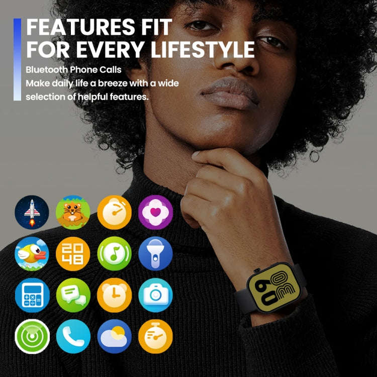 Zeblaze Btalk Plus 2.03 inch Screen Voice Calling Smart Watch, Support Heart Rate / Blood Pressur...