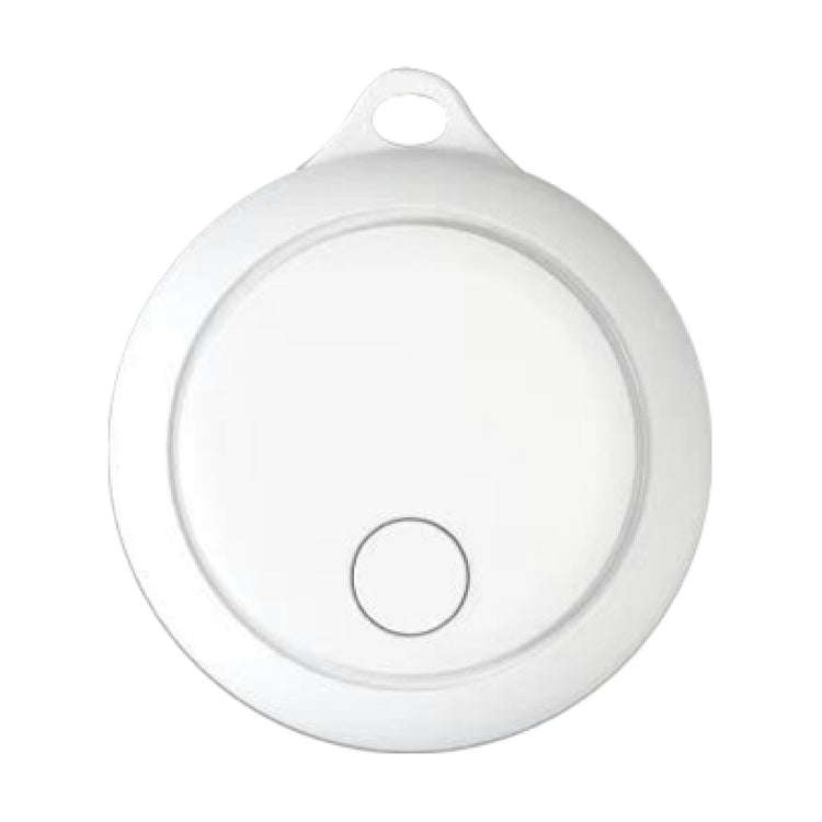 Global Positioning Pet Key Circular Anti-Lost Device Locator(White)