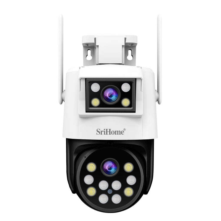 SriHome SH048 2MP + 2MP Humanoid Tracking Smart Night Vision Dual Lens IP Camera(UK Plug)