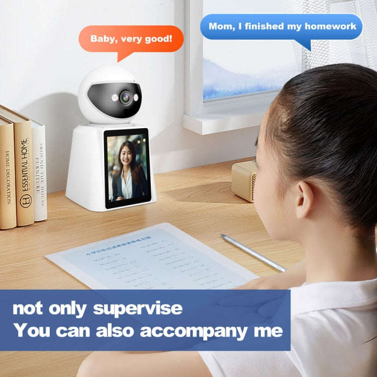 Srihome SH053 2MP 2.8 inch IPS Screen Smart IP Camera Baby Monitor(UK Plug)