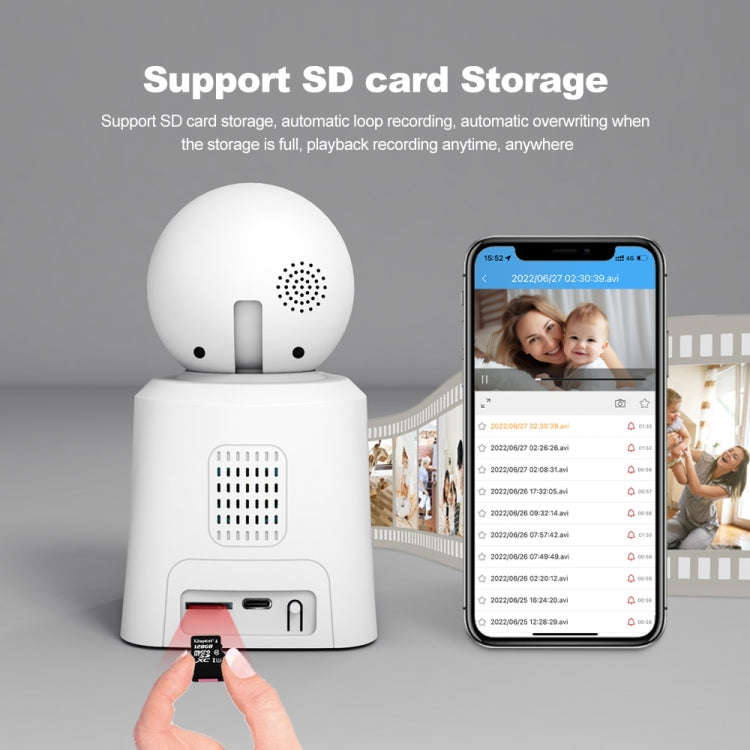 Srihome SH053 2MP 2.8 inch IPS Screen Smart IP Camera Baby Monitor(UK Plug)