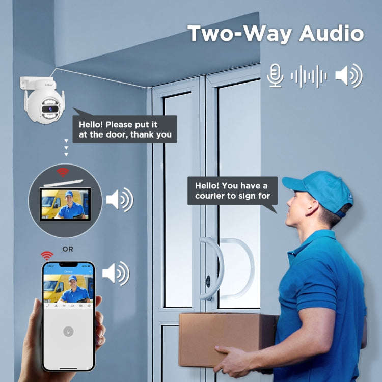 SriHome NVS010-IPC047 Ultra HD 4 Channel WiFi Network Video Recorder Set(EU Plug)