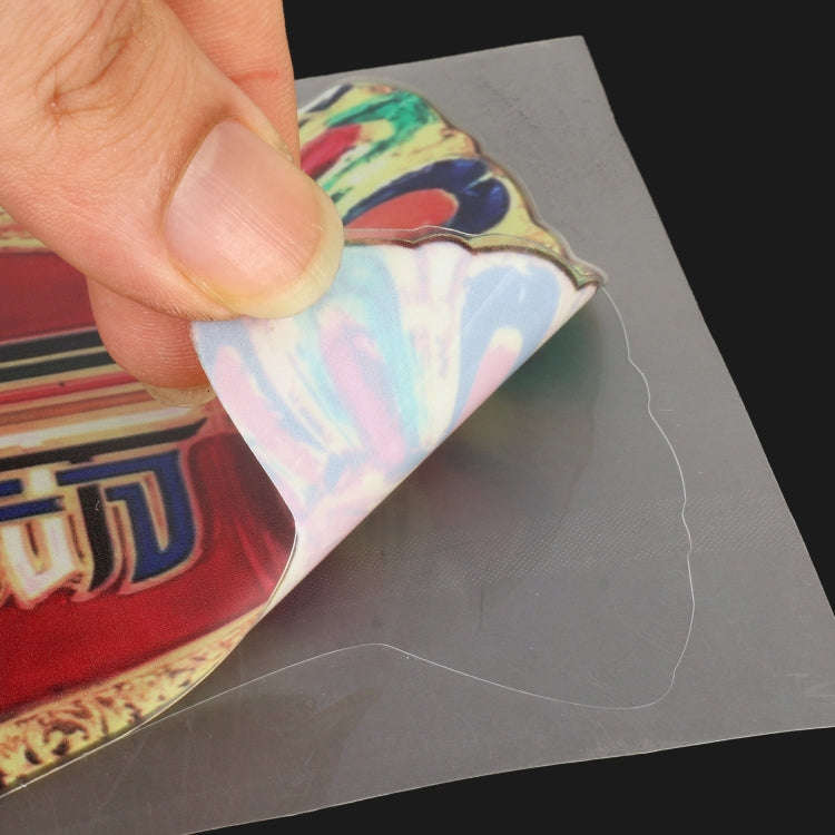 Tibetan Bagua Diagram Car PVC Self-adhesive Personalized Stickers, Size:Small