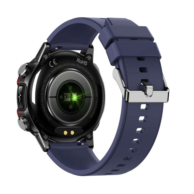 ET482 1.43 inch AMOLED Screen Sports Smart Watch Support Bluetooth Call /  ECG Function(Blue Sili...
